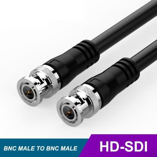 HD-SDI Cable BNC male to BNC male 75-5 coaxial cable SDI video signal cable camera monitor SDI line Camera RF coaxial line