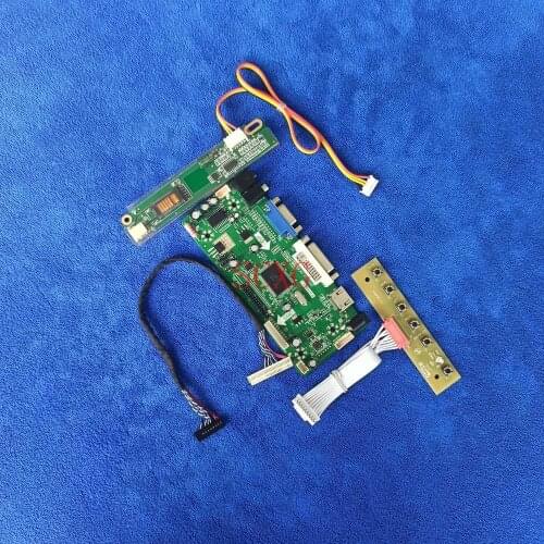 M.NT68676 controller card Fit CLAA102NA01CW/CLAA102NA32CW 1024*600 1CCFL DIY Kit DVI VGA HDMI-compatible LVDS 30 Pin LCD display