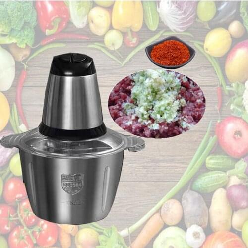 3L Homeuse vegetable grinding machine meat mincing machine food chopping bowl garlic cutter machine chili chopper machine