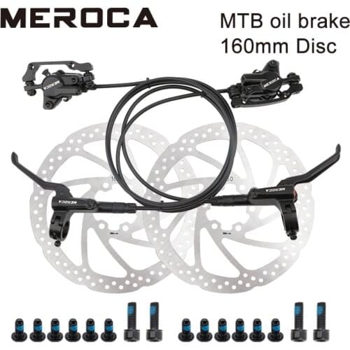 Meroca M800 MTB Bicycle Brake Hydraulic Disc Brake 800/1400mm DH AM FR Mountain Bike Oil Pressure Caliper Clamp Brake PK MT200