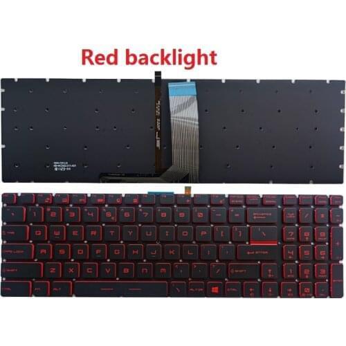 NEW US laptop keyboard For MSI GL63 8RE GL63 9SD GL63 9SE US keyboard RED