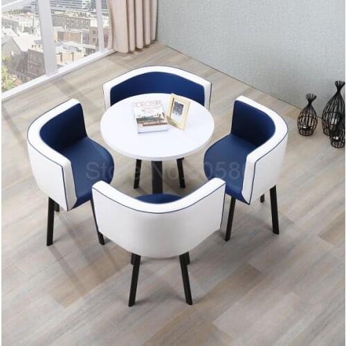 Simple negotiation table and chair combination reception parlor leisure table and chair shop rest area coffee table and chair