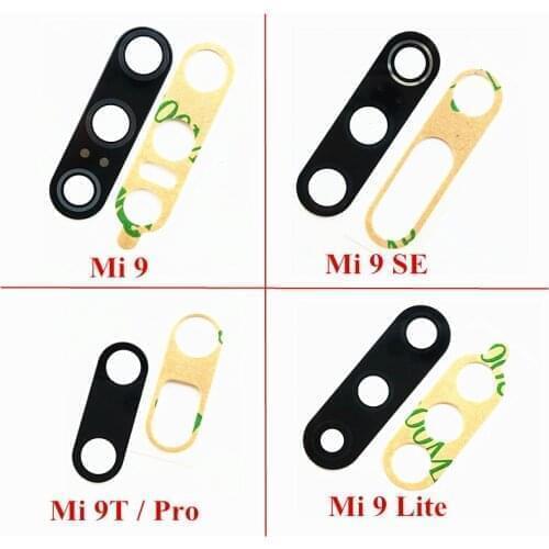 100x New Original Back Camera Lens Glass with Adhesives for Xiaomi 9 SE Lite 9T Pro Mi 9 SE 9T Pro