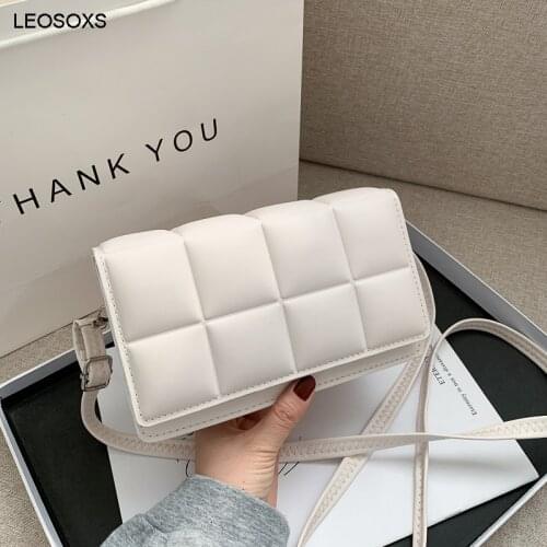 Womens Bag New 2021 Literature And Art Shoulder Bag Fashion Design Messenger Trend Solid Color Small Square Bags Female