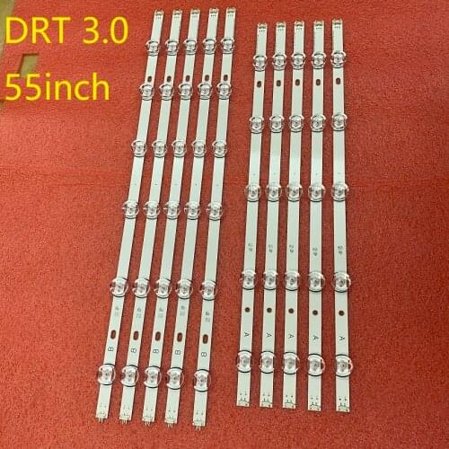 10 PCS/set Original LED backlight strip for LG 55LF5850 55LF5950 55LB630V 55LF580V 55LB570V 55LB561V 55LB585V 55LB5550 55LB6300