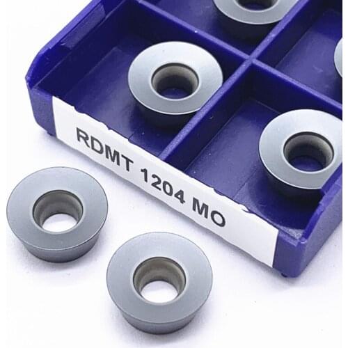 Lathe Tools 10 pieces RDMT1204 MO LINN External Turning Tool Carbide Insert CNC Blade Tool Parts