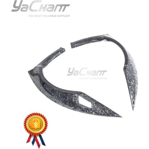 Carbon Fiber Forged Carbon Weave Front Fender Flare Fit For 2011-2017 Aventador Coupe&Roarster SVJ-Extra Wide Front Fender Flare