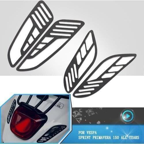 Motorcycle Accessories For VESPA SPRINT PRIMAVERA 150 All Years 2021 Turn Signal Mesh Guard Light Grill Lamp Protector Covers