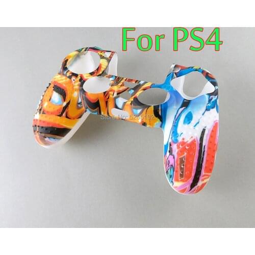 60pcs For PS4 Pro Slim Gamepad Soft Silicone Gel Rubber Case Cover For SONY Playstation 4 PS4 Controller Protection Case
