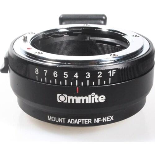 Commlite Adapter CM-NF-NEX for Nikon F(G) Lens to NEX E Mount Camera A7R2 A9