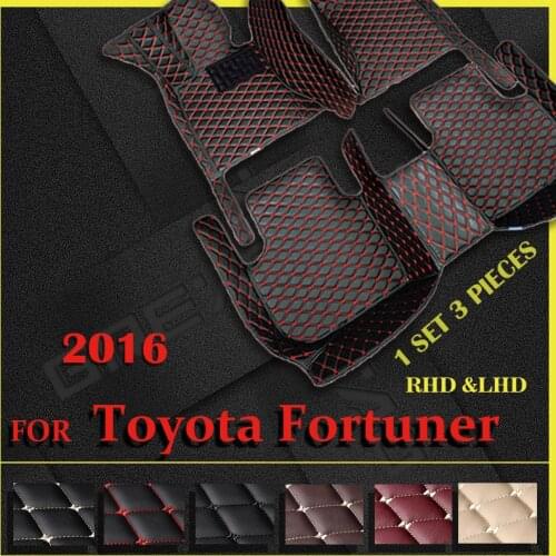 Car floor mats for Toyota Fortuner 2016 Custom auto foot Pads automobile