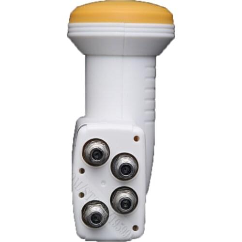 Digital Universal Ku band Four Output Quad LNB Top rated model Plastic housing, aluminum cavity KU fixture for ku antenna