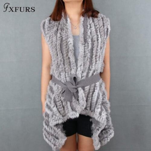 Fxfurs Women's Long Vests