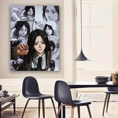 HD Anime Wall Art Attack on Titan Canvas Painting Poster Modular for living room decoration comics
