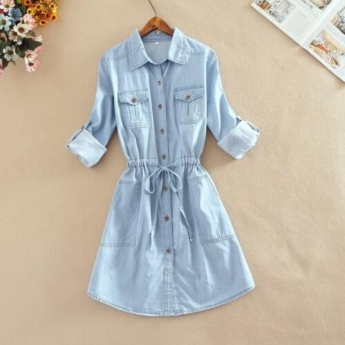 Модные джинсовые платья Ismtide China At AliExpress