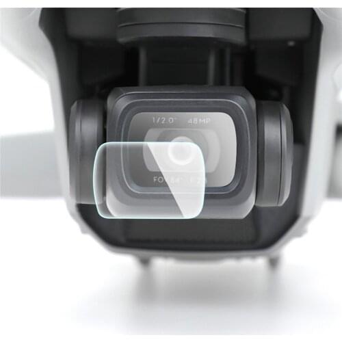 Camera Lens Tempered Glass Film for DJI Mavic Air 2 Drone Lens Anti-hatter Protector 9H Hardness Anti-scratches Protective Film