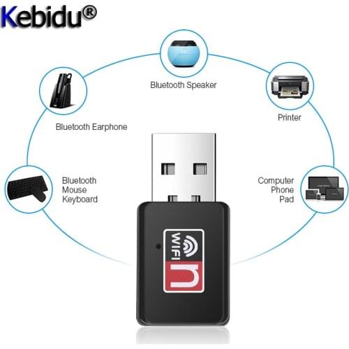 KEBIDU USB 150Mbps Portable Mini Network LAN Card WiFi Wireless Adapter Receiver 802.11n/b/g For Macbook Win Xp/7/8