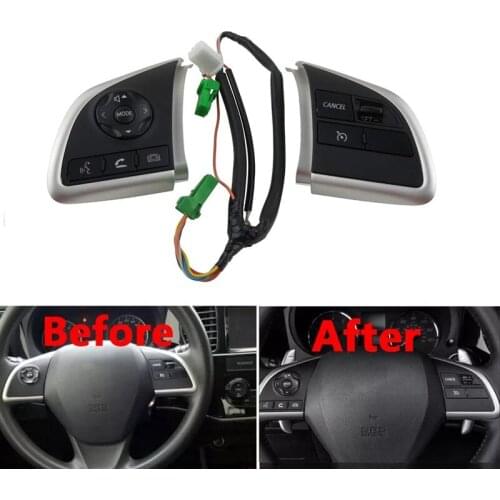 Steering Wheel Cruise Control Buttons Remote Control Volume Button for Mitsubishi L200 2015 Outlander 2013-2016
