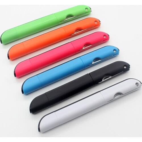 Creative Multifunction Ballpoint Pen with Folding Scissors Knife Ruler Candy Color Pens for Writing Office School Stationery New