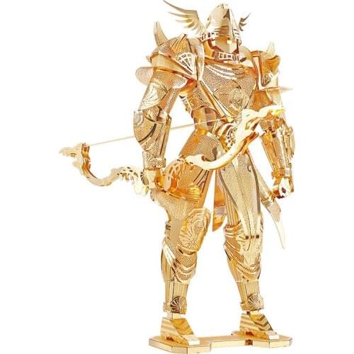 Piececool warriors models 3D Metal Nano Puzzle Knight Of Firmament Model Kits DIY 3D Laser Cutting Models Jigsaw Toys for adults