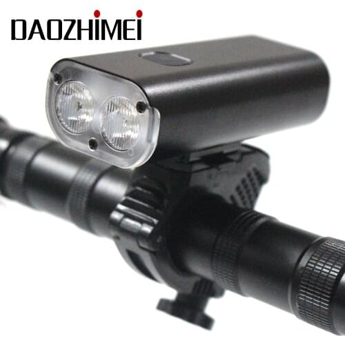 Powerful Bicycle Light 5200mAh 5 Modes USB Rechargeable 1200 Lumen Front Bike Light Waterproof LED Bike Headlight torch