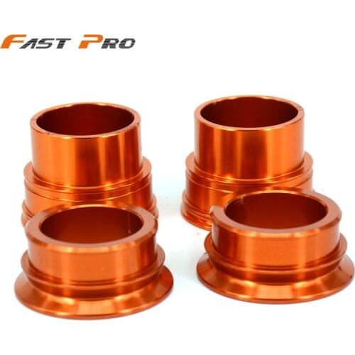 Motorcycle CNC Front Rear Wheel Hub Axle Spacers Kit For KTM SX SX-F SXF XC-F XCF 125 150 200 250 300 350 450 2013-2014