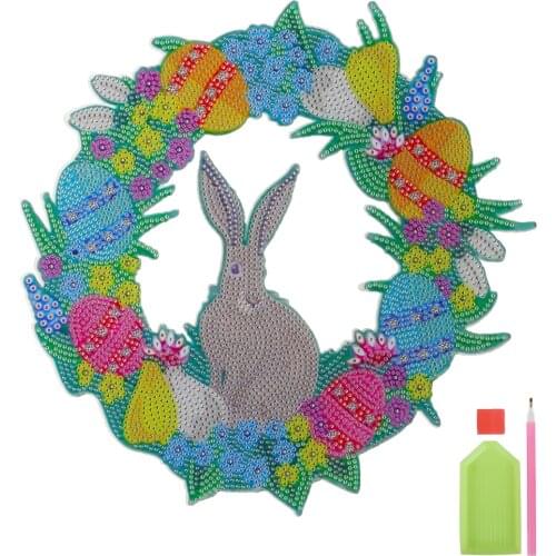 5D Diy Diamond Painting Wreath Kit Cross Ctitch Kits Diamond Mosaic Embroidery animals 3d Painting round drill gift