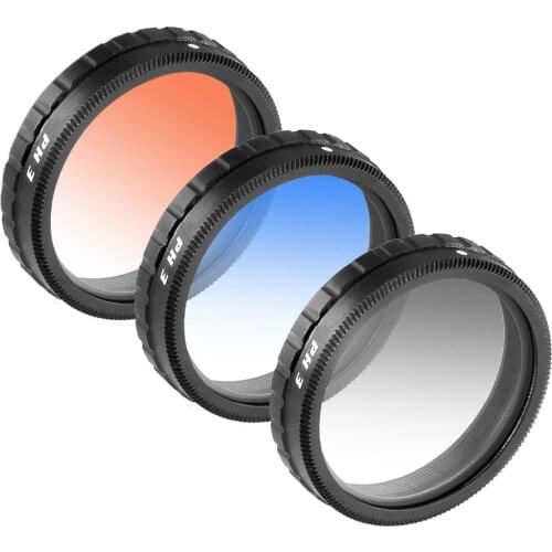 Neewer 3Pieces Lens Filter Set:Graduated/Orange/Blue Grey Filter Filter for DJI Phantom 4,DJI Phantom 3 Professional+Advanced
