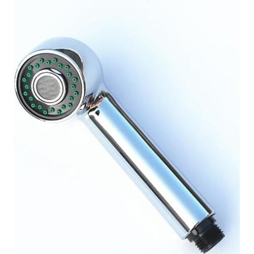 Bathroom Kitchen Faucet Pull-Out Spray Head G1/2 Replacement Part, 2 Functions Kitchen Sink Faucet Sprayer Head Polished Chrome