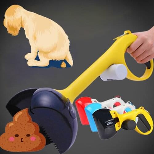 New Pet Long Handle Jaw Poop Scoop Clean Pick Up Animal Waste Dog Puppy Cat Waste Picker Cleaning Tools Outdoor-30
