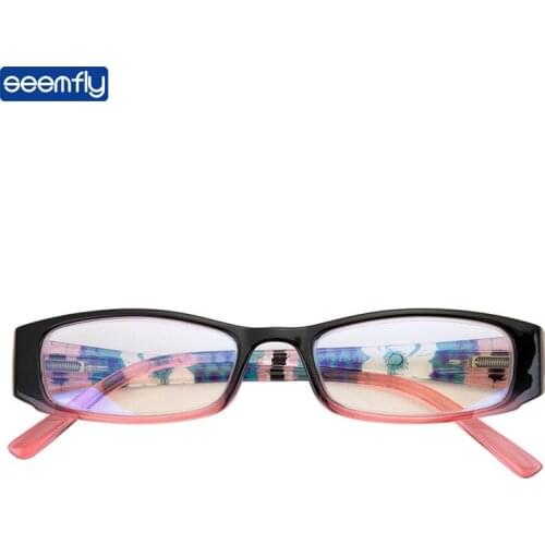 Seemfly 2021 Men Women Floral Reading Glasses Fashion Small Square Presbyopic Eyeglasses Antifatigue Resin Clear Lens Spectacles