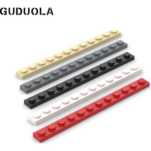 Guduola Plate 1x12 Building Block MOC Parts Compatible All Brand 60479 Base Plate Brick DIY Creative Small Particles 20pcs/lot