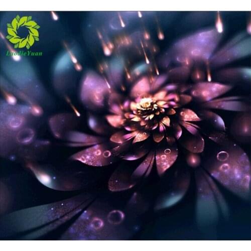 Full Square/Round Drill 5D DIY Diamond Painting "magic flower" Embroidery Cross Stitch Home Decoration