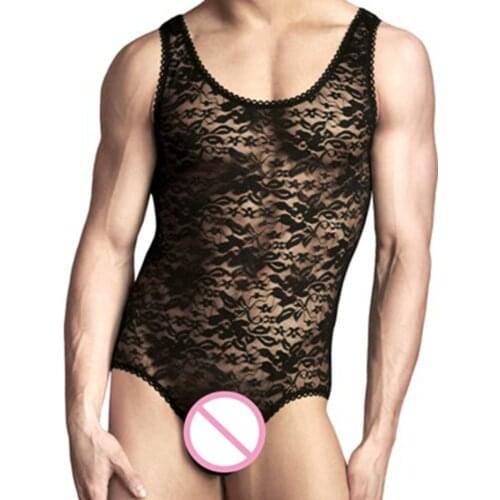 2017 Men sexy lingerie underwear transparent jockstrap lace male Gay underwear Mens lace sexy underwear