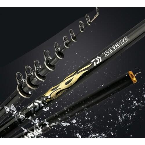 Rock Fishing Rod Carbon Fiber Long Sections Fishing Pole Power XH Telescopic Olta Hand Sticks Dual-use Fish Pesca Fishing Tackle