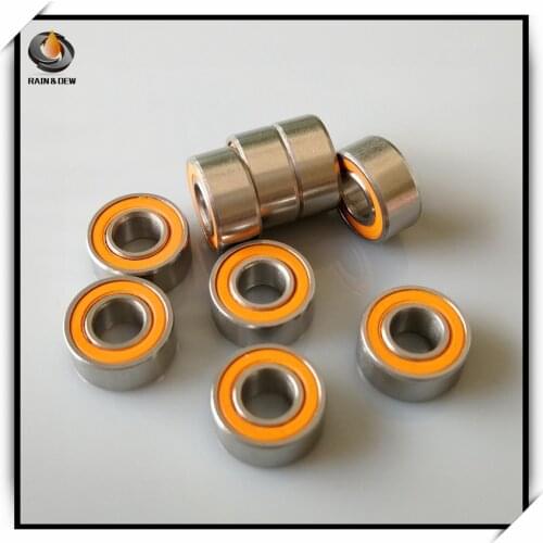 2Pcs 4x9x4 mm S684 2RS CB Air Bearing ABEC-7 Stainless Steel Hybrid Ceramic Bearing