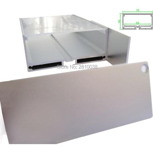 10 Sets/Lot U type Anodized silver led alu profile Extruded Aluminium profile LED Channel for pendant or suspension lights