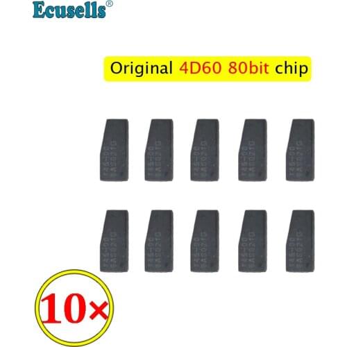 10pcs/lot Original ID4D60 4D60 chip 80bit big capacity car transponder carbon chip for Ford/Mazda ID60 80bit