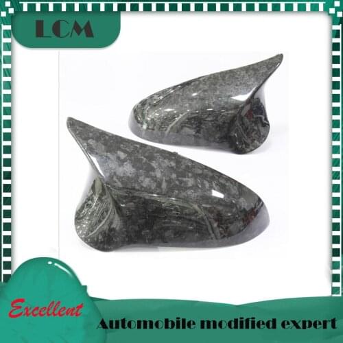 2014+ For-BMW M Series F80 F82 F83 Replacement Dry Carbon Fiber Silk Weave Body Side Rear View Mirror Cover-LHD/RHD