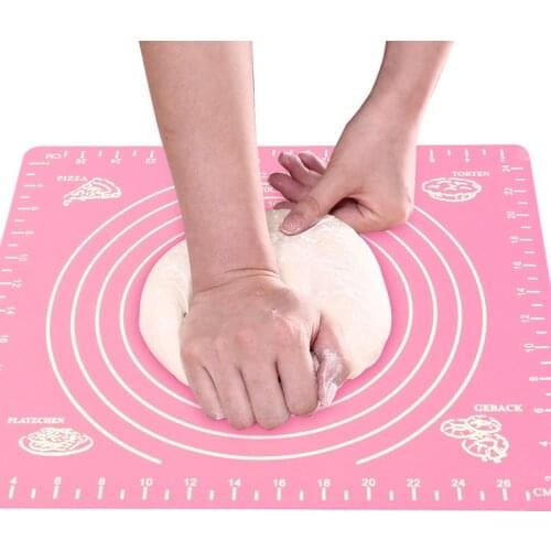 29*26cm Non Stick Rolling Dough Mat with Scale Kitchen Accessories Silicone Baking Mats Pastry Utensils Bakeware cozinha