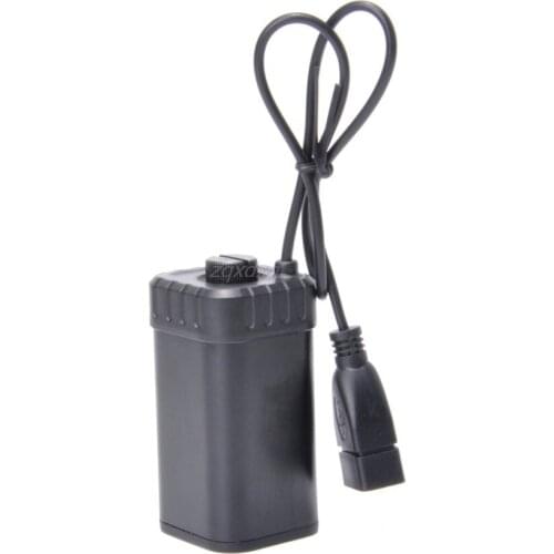 Black Waterproof 5V USB Portable 4X AA Battery Charger Holder Kit Power Bank Case Box Whosale&Dropship