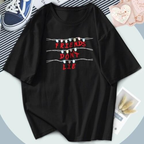 Women Stranger Things T Shirts Fashion Print Retro Tshirts 2021 Hip Hop Female Bodybuilding Tees Tops Washable Poleras Female