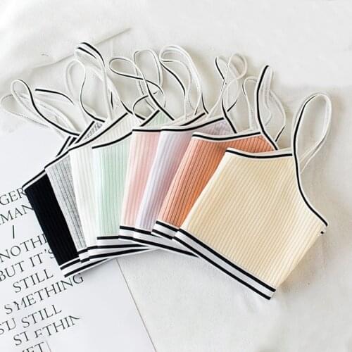 Cotton Bra Breathable Underwear Kids Soft Tube Tops No Padded Children Vest Puberty Girls Teens Seamless Washable Bras Camisole