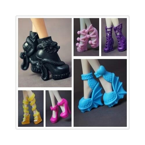 1/6 doll monsters high school shoes accessories gift for girl collection baby head make-up many choices qibaoleyuan