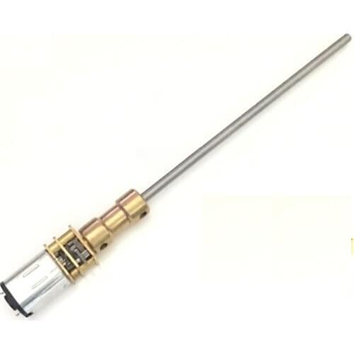 N20 Long-axis Gear Motor, Miniature Round-axis DC Motor, 3V-12V Small Motor, Low-speed High-torque Motor