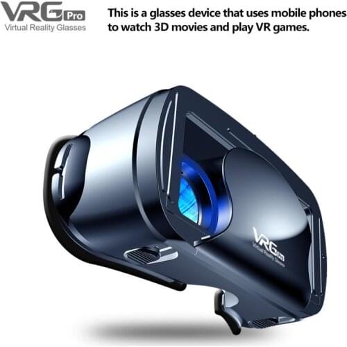VRG Pro 5 - 7 inch Phone 3D VR Glasses for IOS Android Mobile Smart Phone Game Virtual Reality 3D VR Glasses BOX Helmet Headset