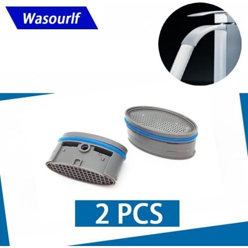 WASOURLF 2PCS oval aerator bubbler male thread water saving for faucet tap bathroom kitchen