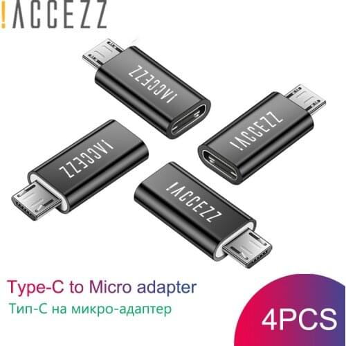 !ACCEZZ Type C Female OTG Micro USB Cable Adapter Converter For Android Micro For Xiaomi Huawei Samsung Fast Charging Data Cord
