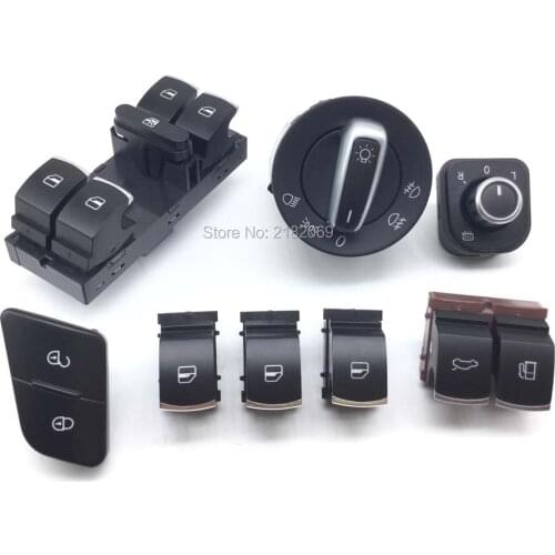 Window headlight mirror switch for VW Passat 5ND 941 431A,3C0 962 125B,5K4 959 857,5K0 959 855,3C8941,431C,5ND959855,5ND959857