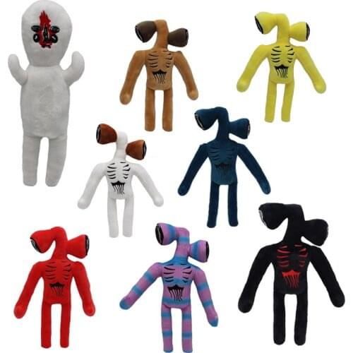 37cm Scp Siren Head Plush Toys Doll Scary Sirenhead Black Cat Soft Cartoon Stuffed Animals Toy for Children Christmas Gifts